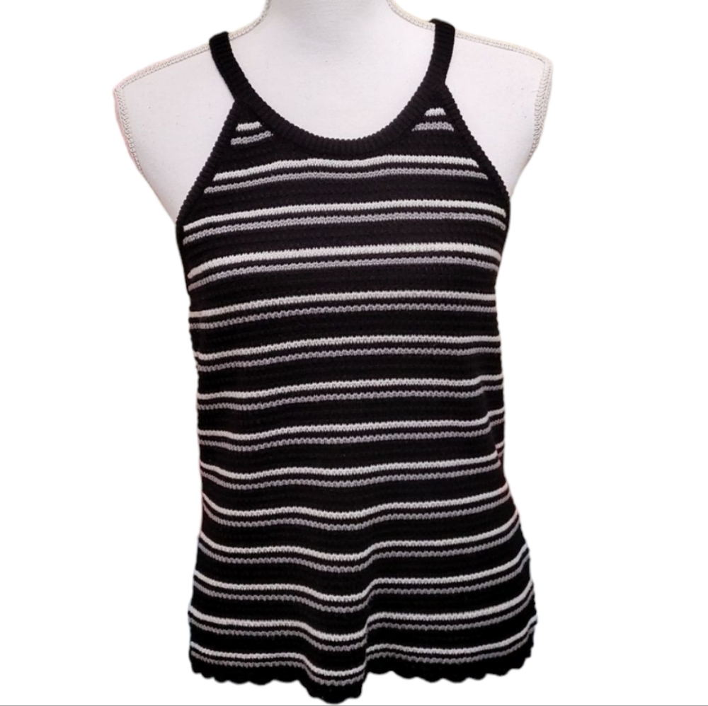 Cloud Chaser | Knit Striped Top | Size: L